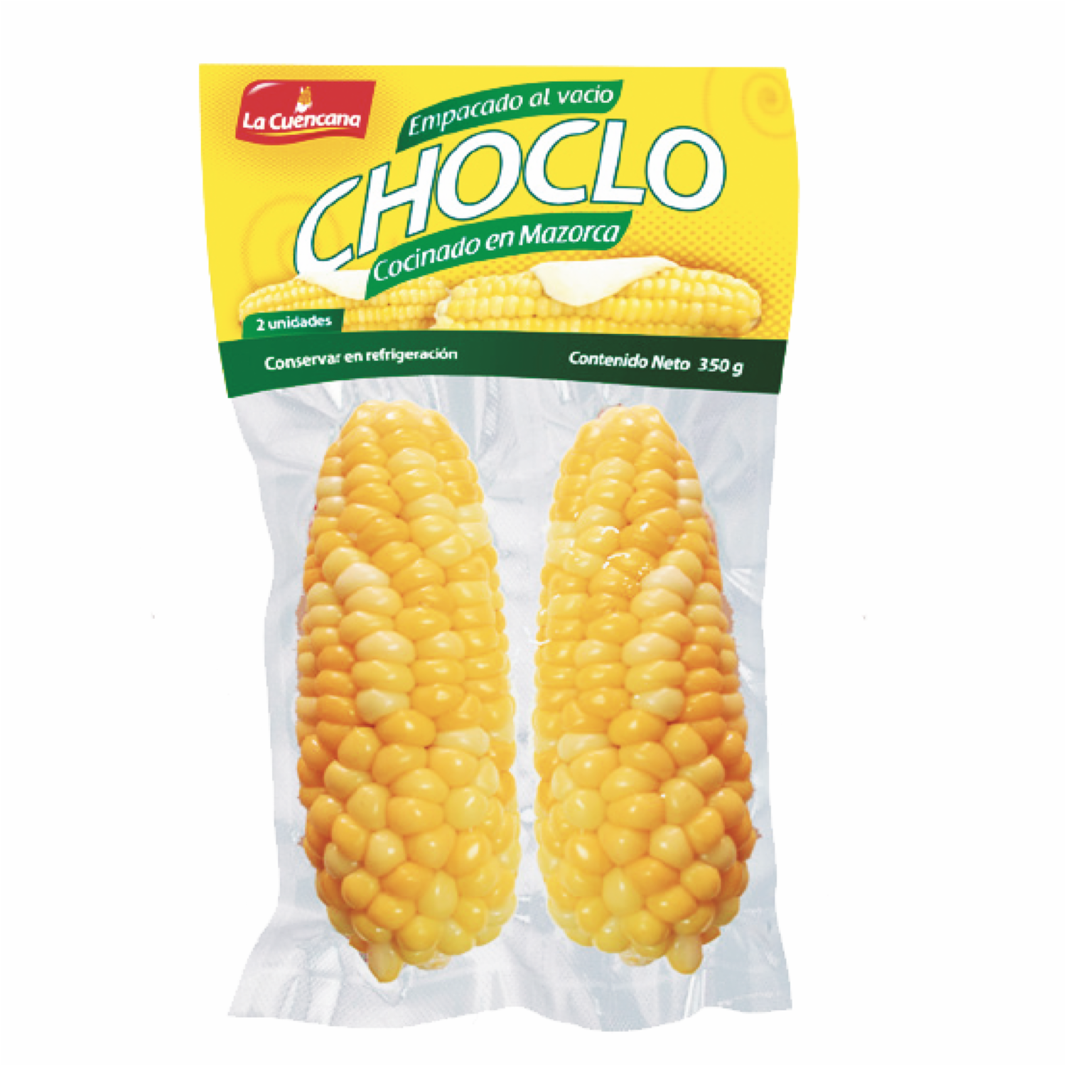 Choclos Cocinado En Mazorca LA CUENCANA 350 G