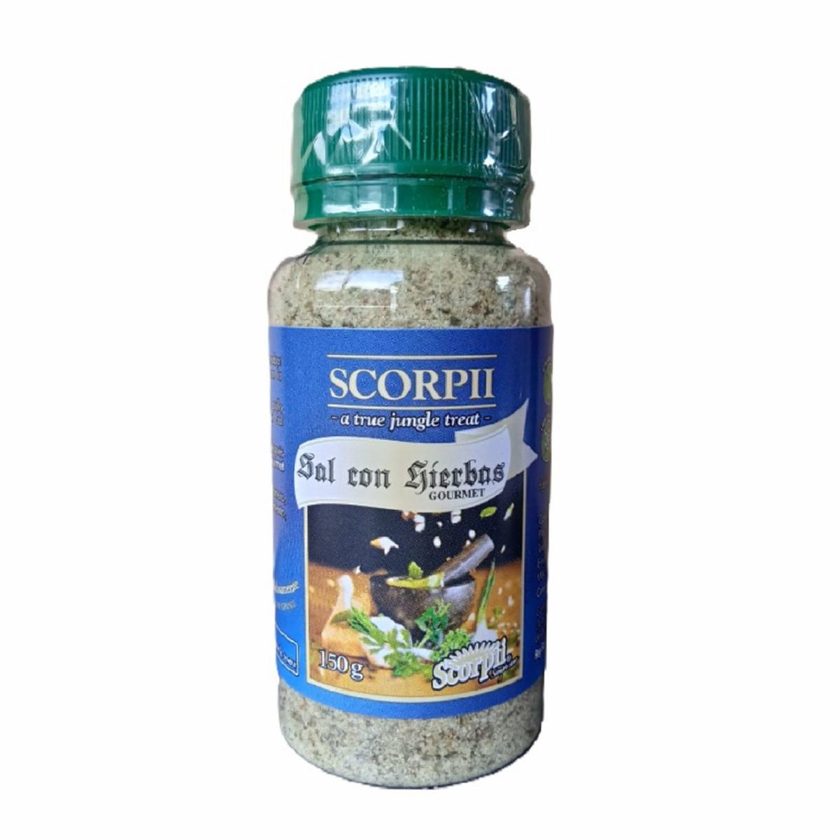 Sal Gourmet Con Hierbas SCORPII 150 G