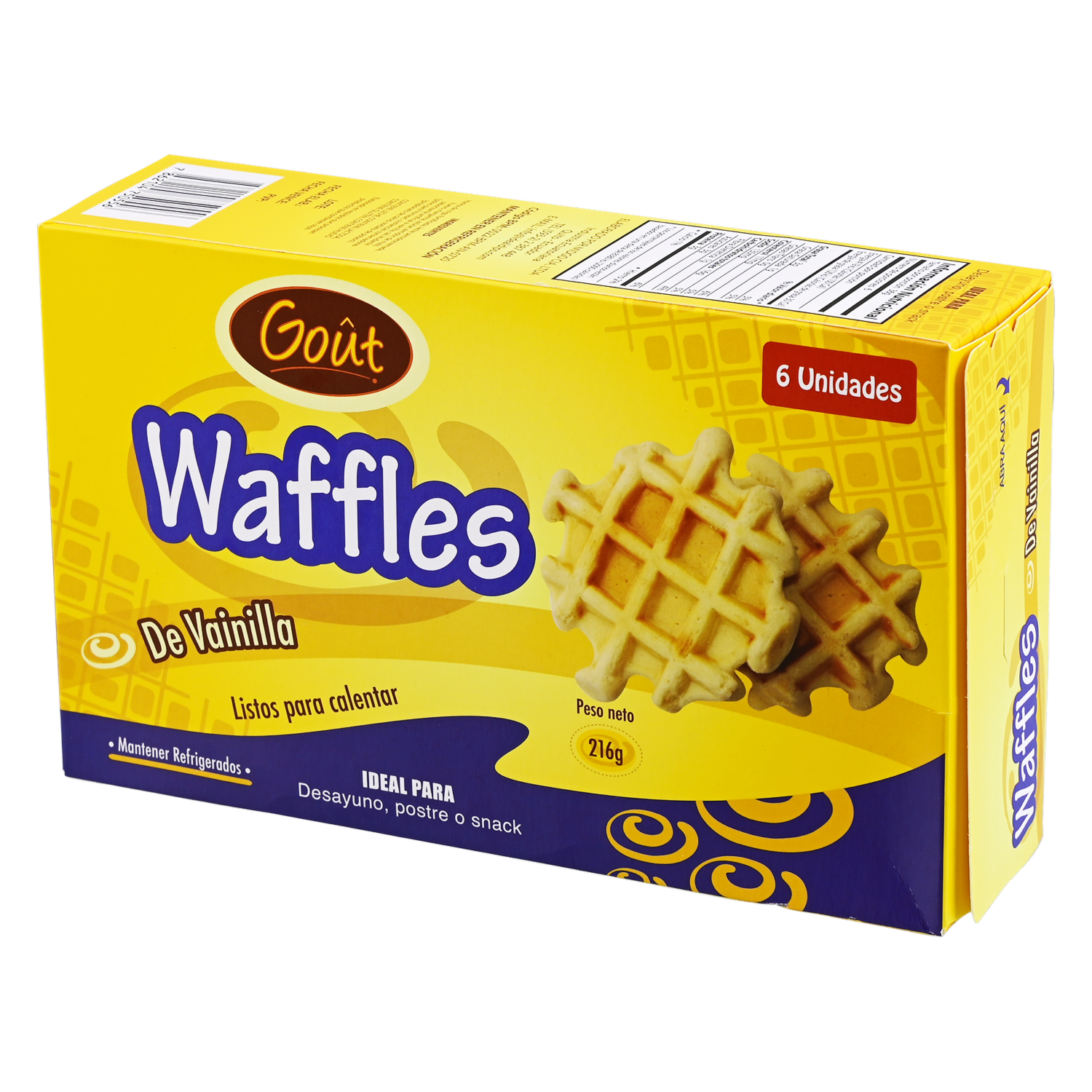 Waffles De Vainilla PACOSE 216g