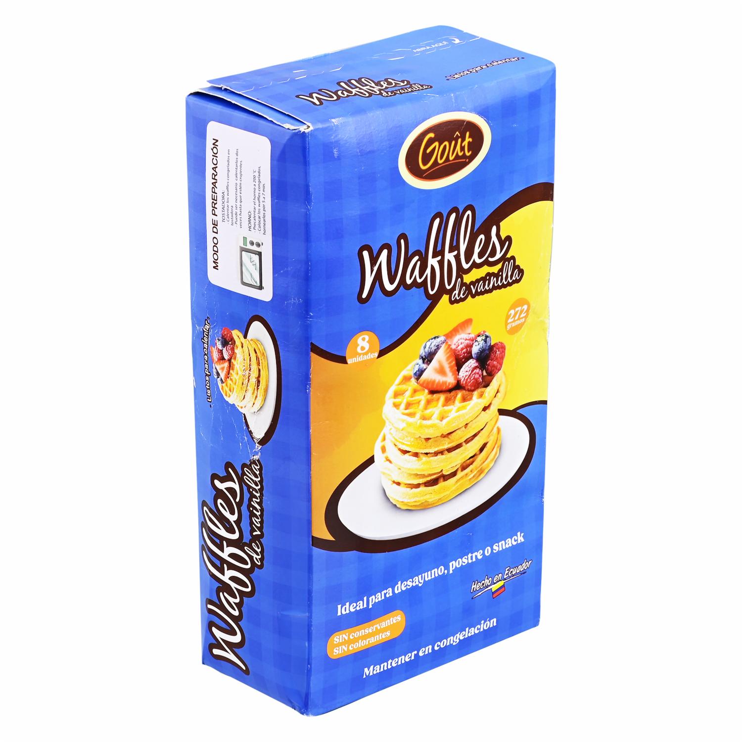 Wafles Gout Sabor Vainilla PACOSE 272 G
