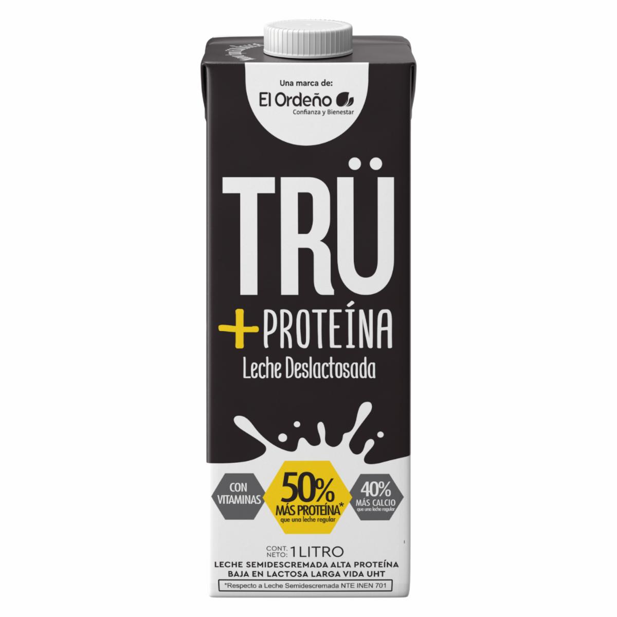 Leche Deslactosada Con 50% + Proteína TRÜ 1 Litro