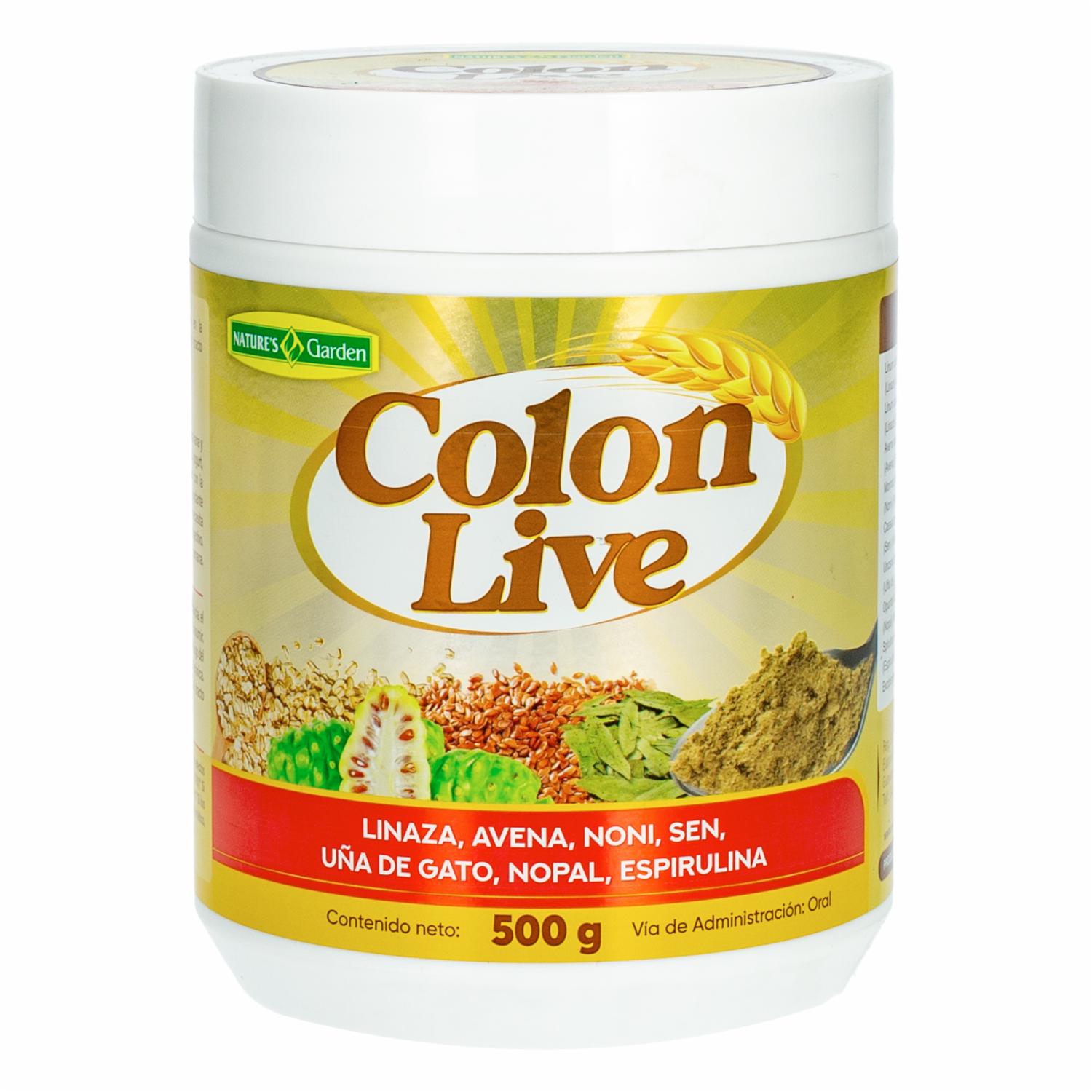 Suplemento Colon Live NATURE’S GARDEN 500 g