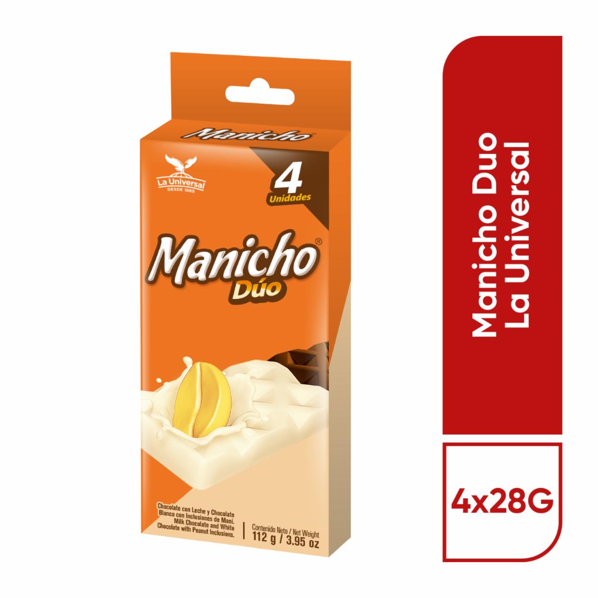 Chocolate Duo MANICHO 4 X 28 G