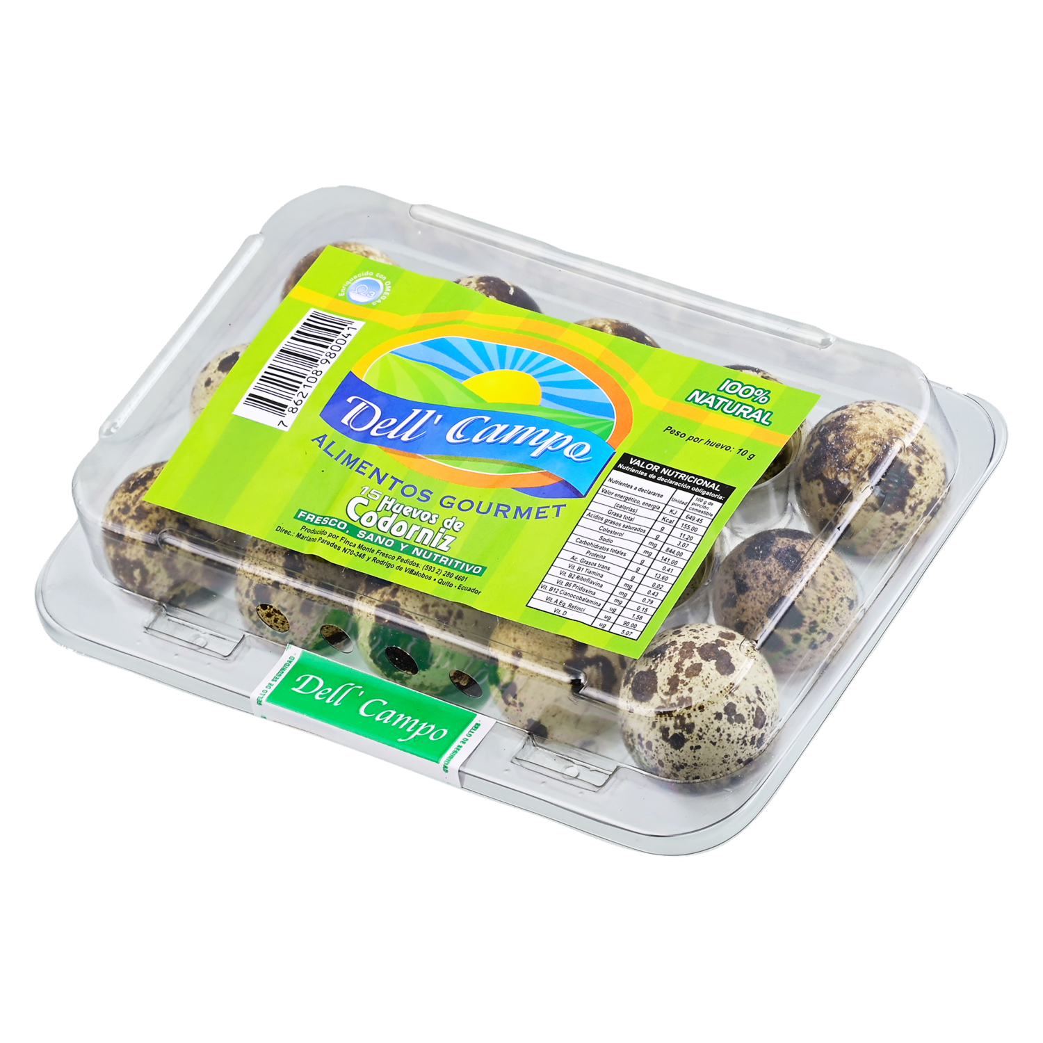 Huevos Codorniz DELL´ CAMPO X 15 Uds