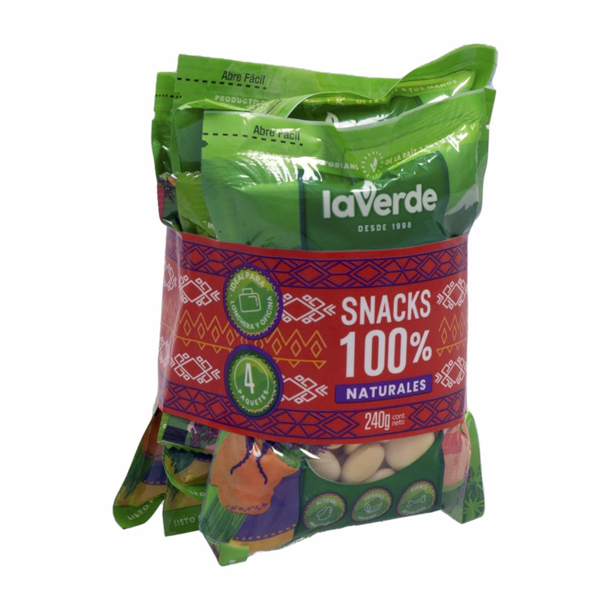 Chocho Colación Four Pack LAVERDE 240 G