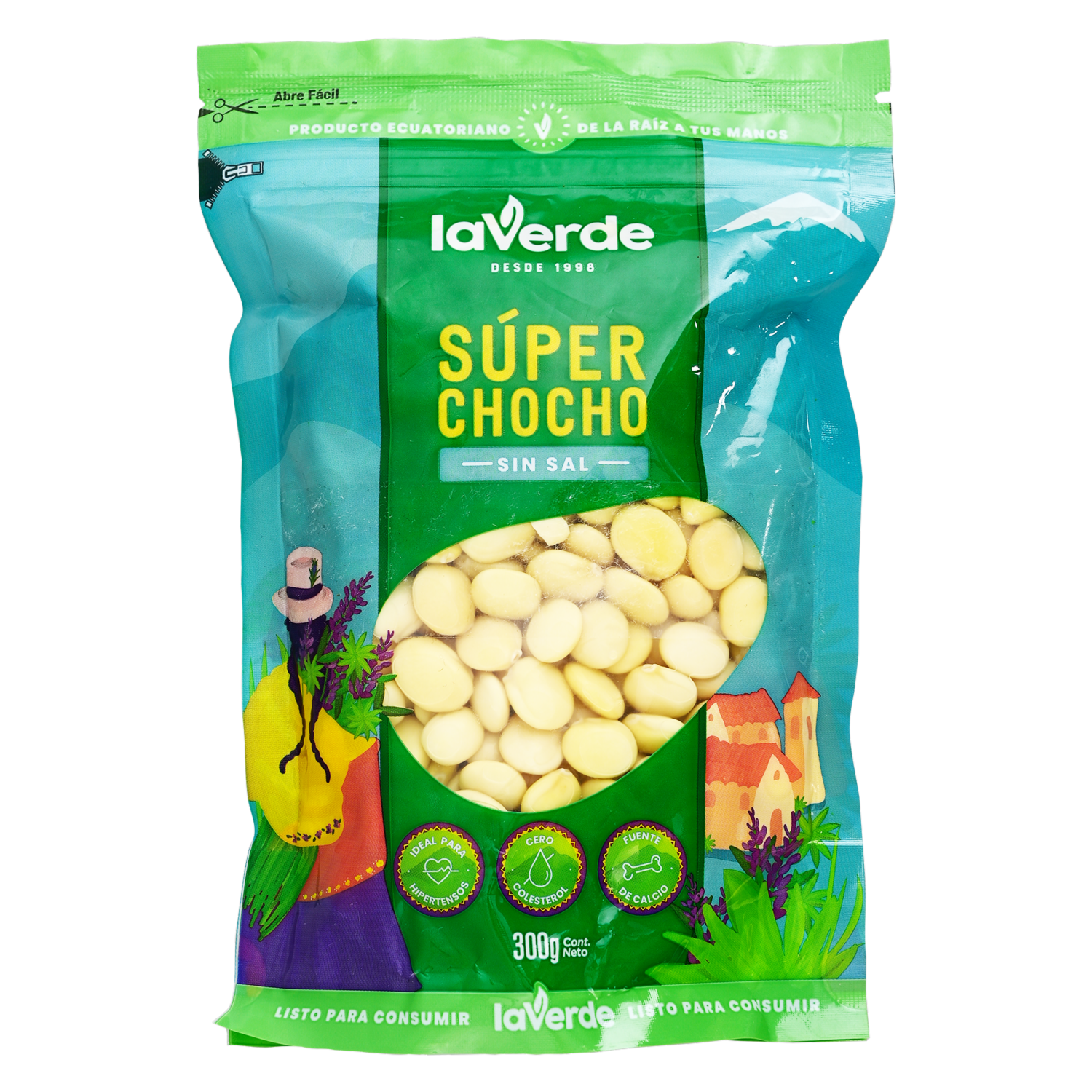 Chocho Sin Sal LAVERDE 300g