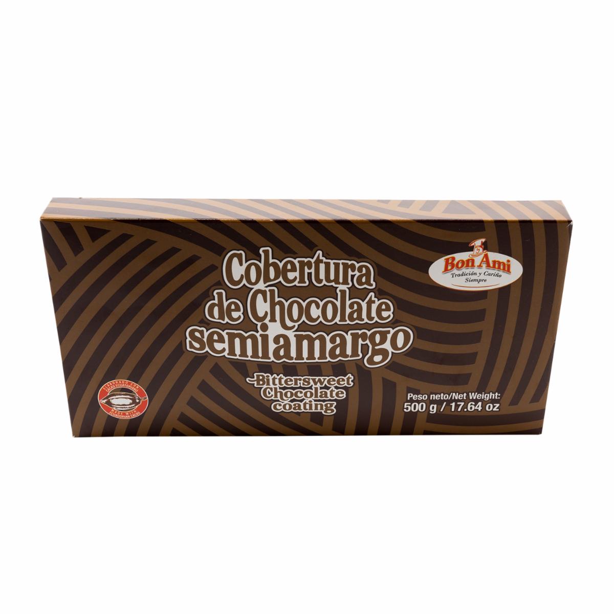 Cobertura De Chocolate Semiamarga BON AMI 500 G