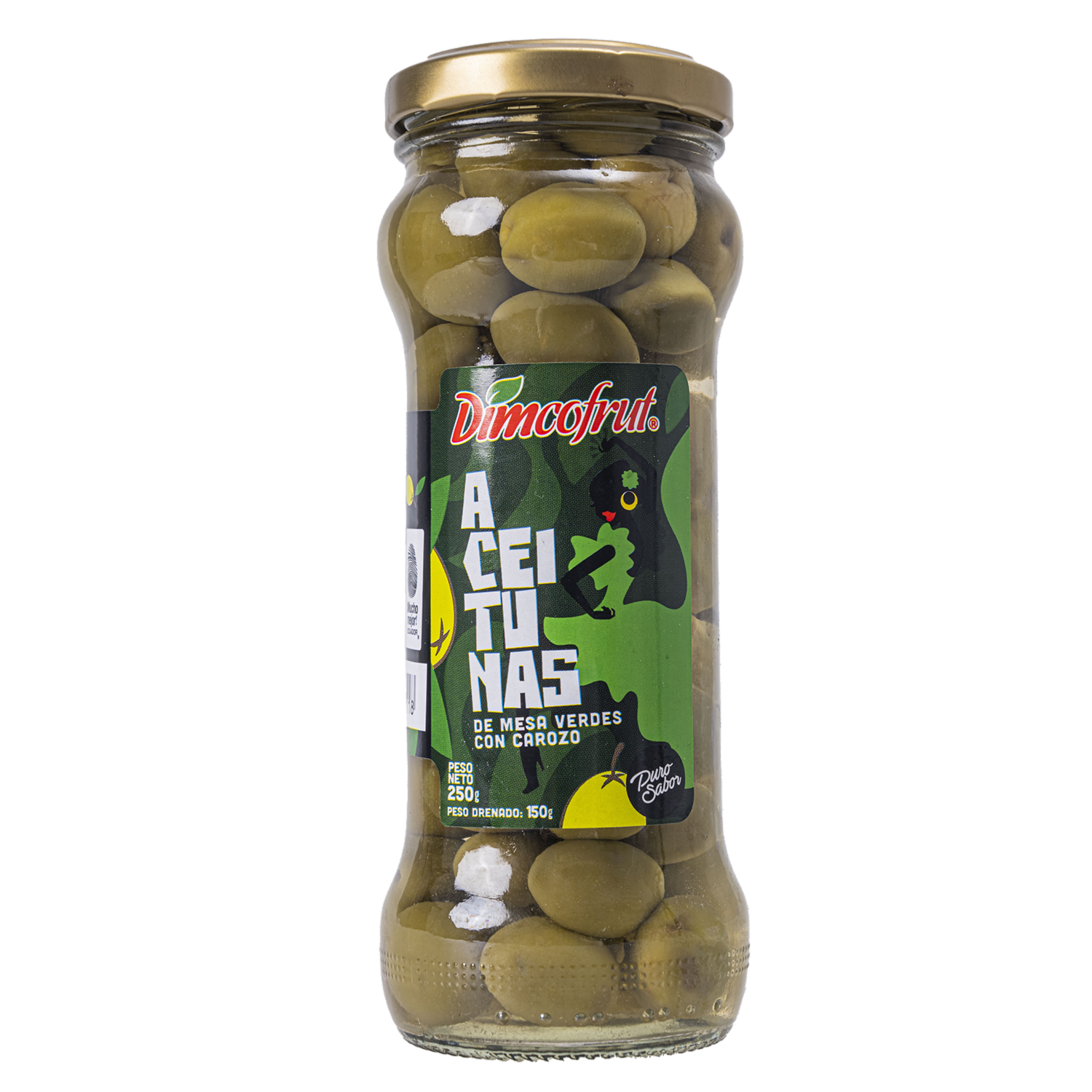 Aceitunas Verdes Con Pepa DIMCOFRUT Frasco