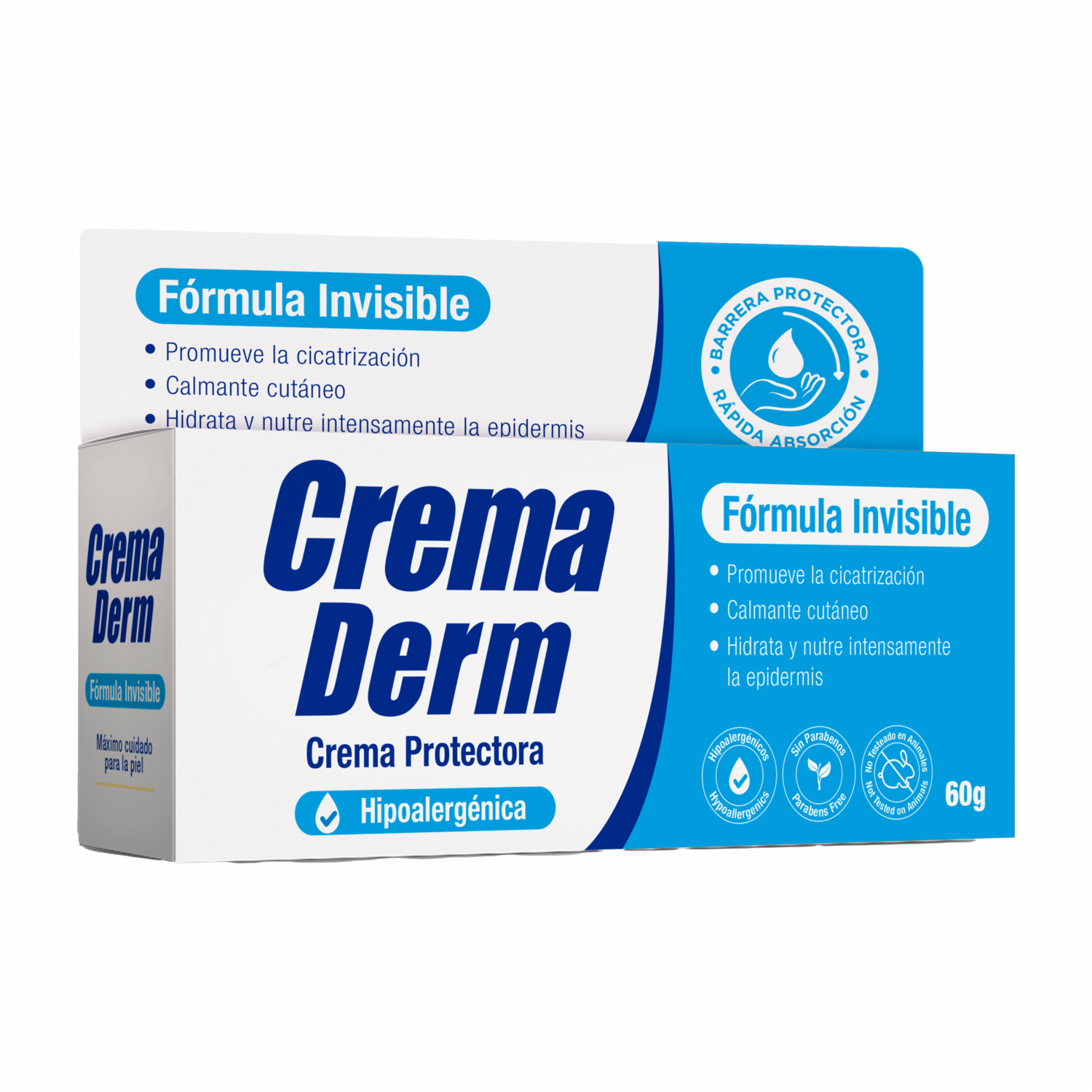 Crema Dermoprotectora Fórmula Invisible Rápida Absorción Antipañalitis CREMA DERM 60 G