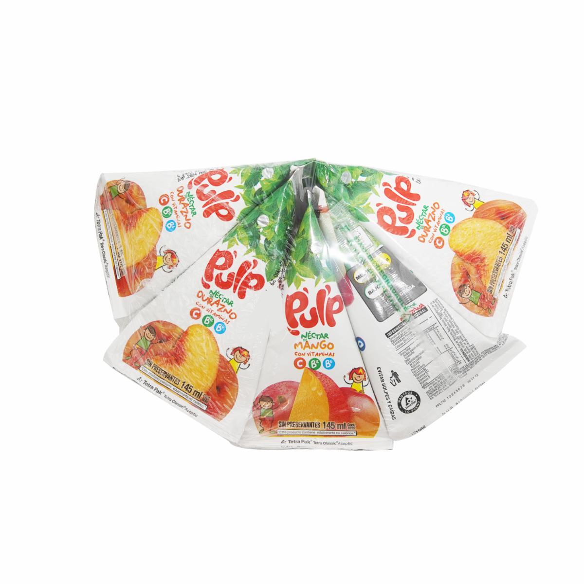 Jugo Pack Piramidal Surtido PULP Tetrapack