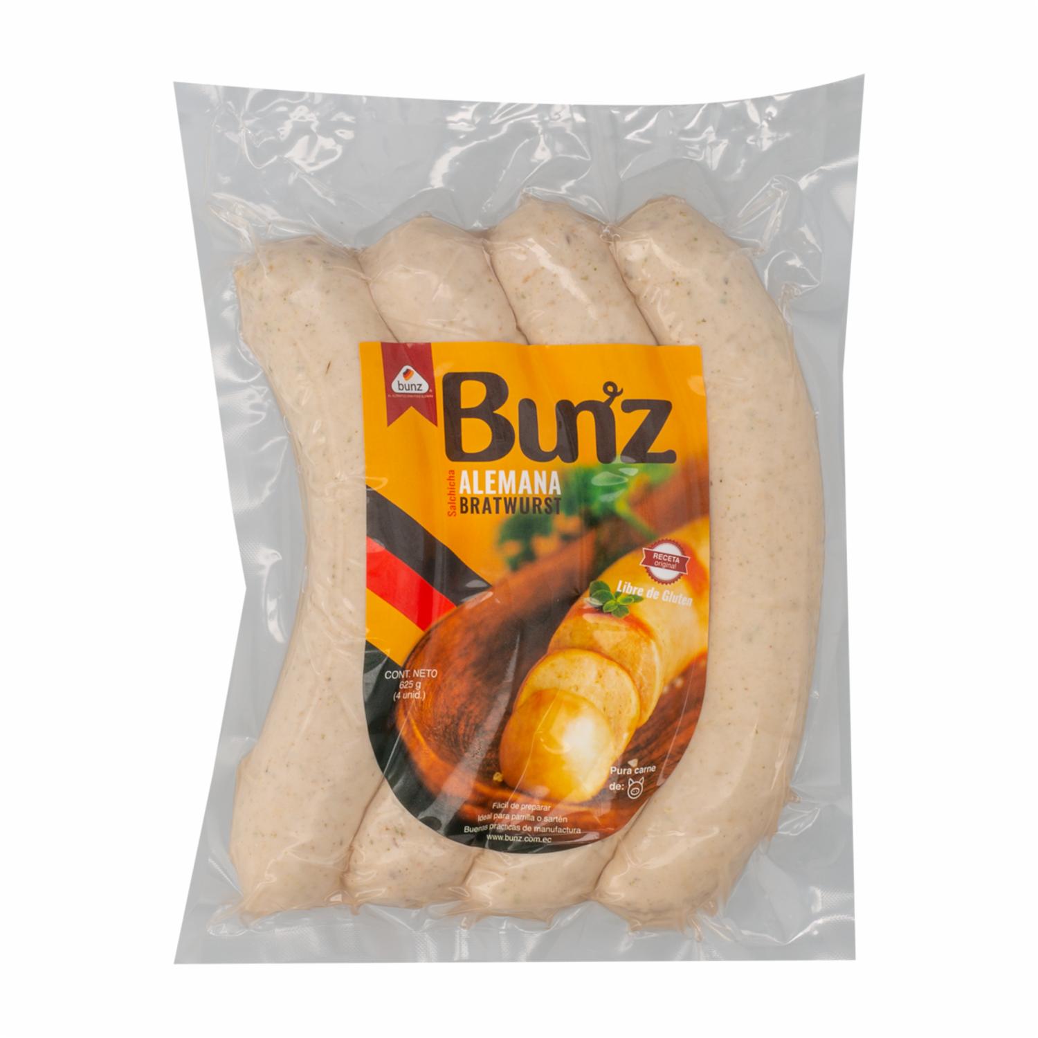Salchicha Alemana BUNZ 625G