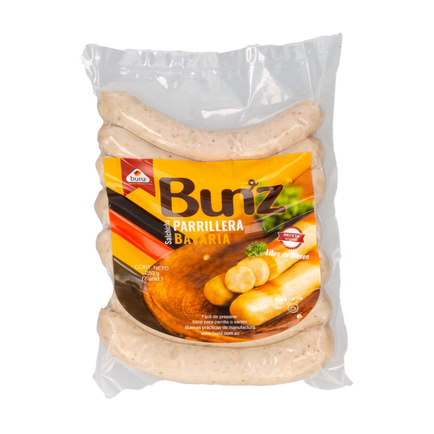 Salchicha Parrillera BUNZ 250 G