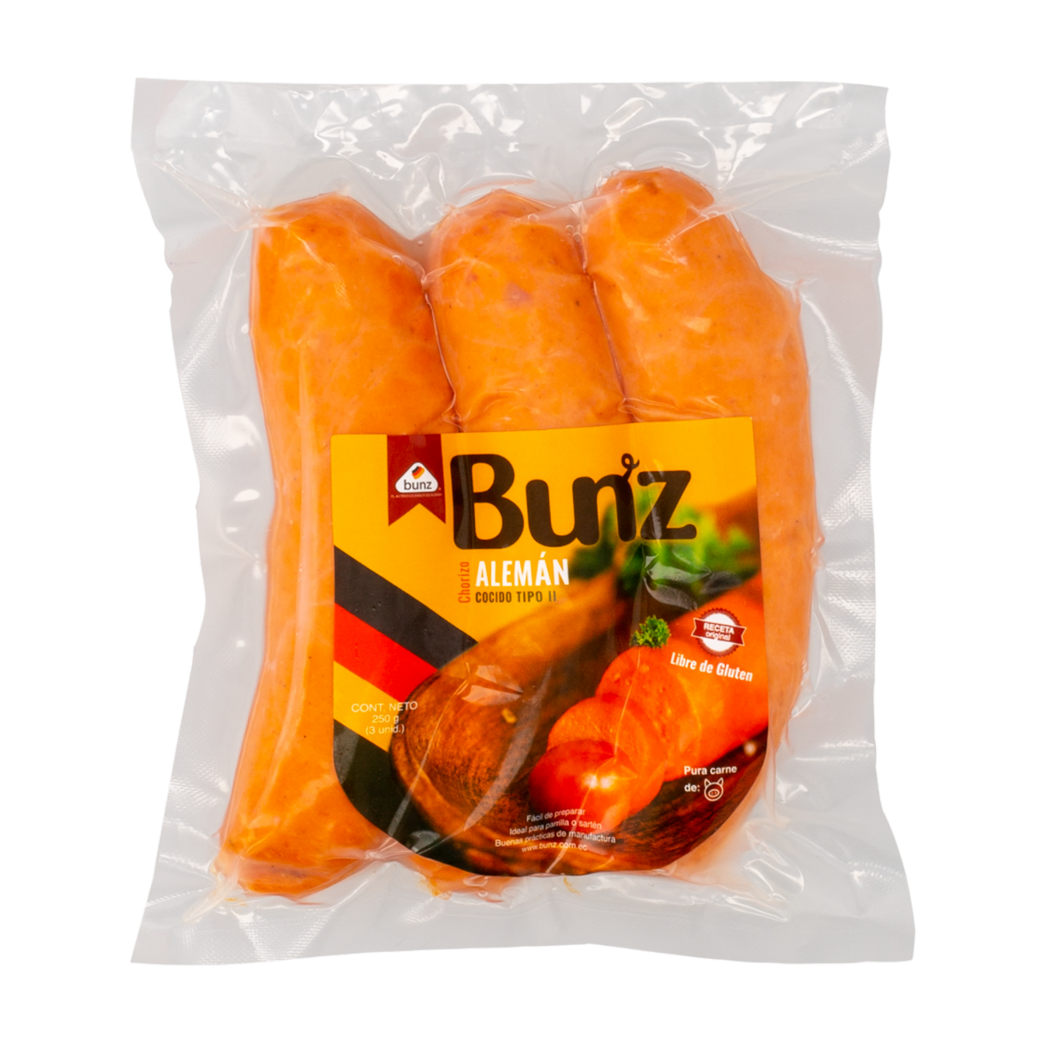 Chorizo Aleman BUNZ 250 G