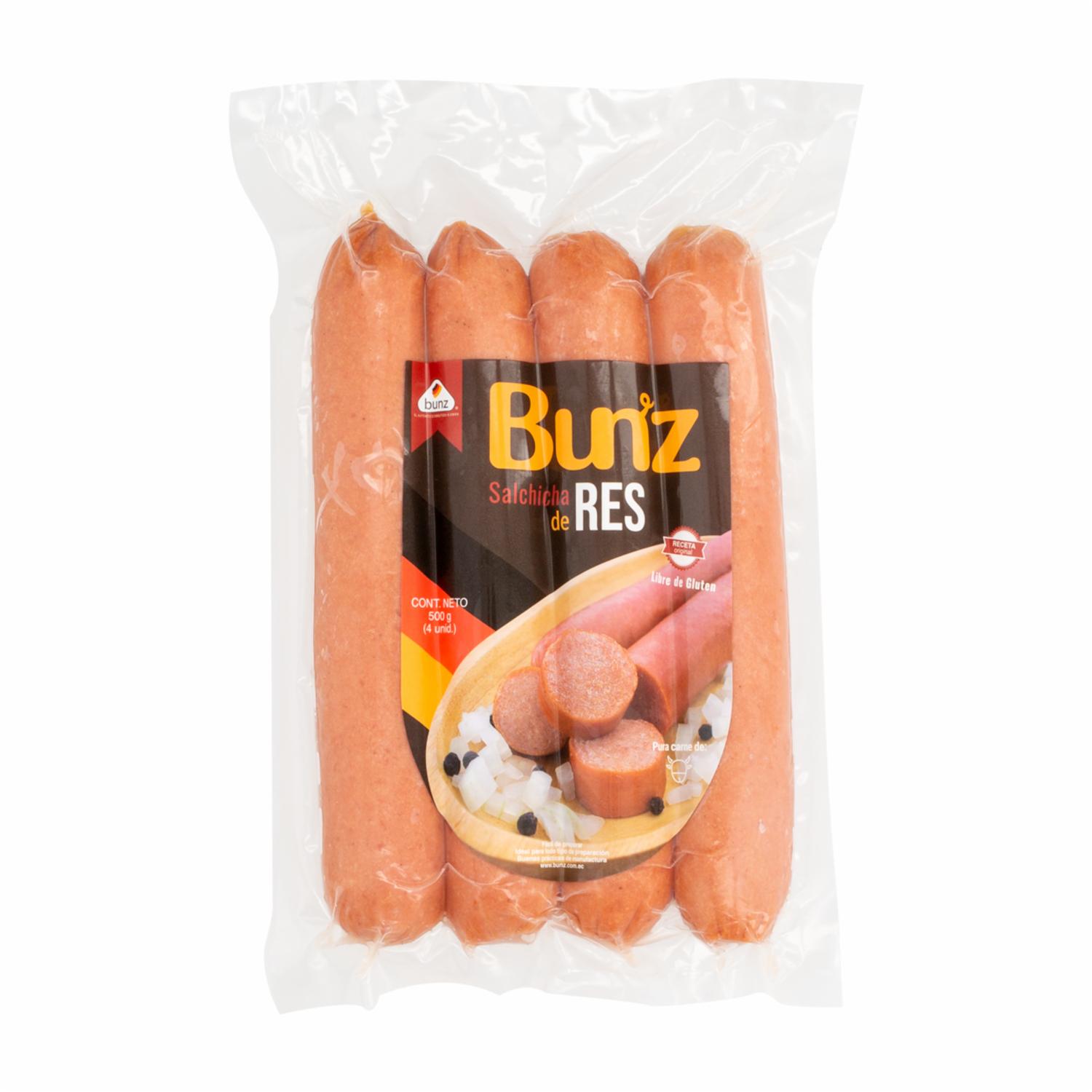 Salchicha Res BUNZ 500 G
