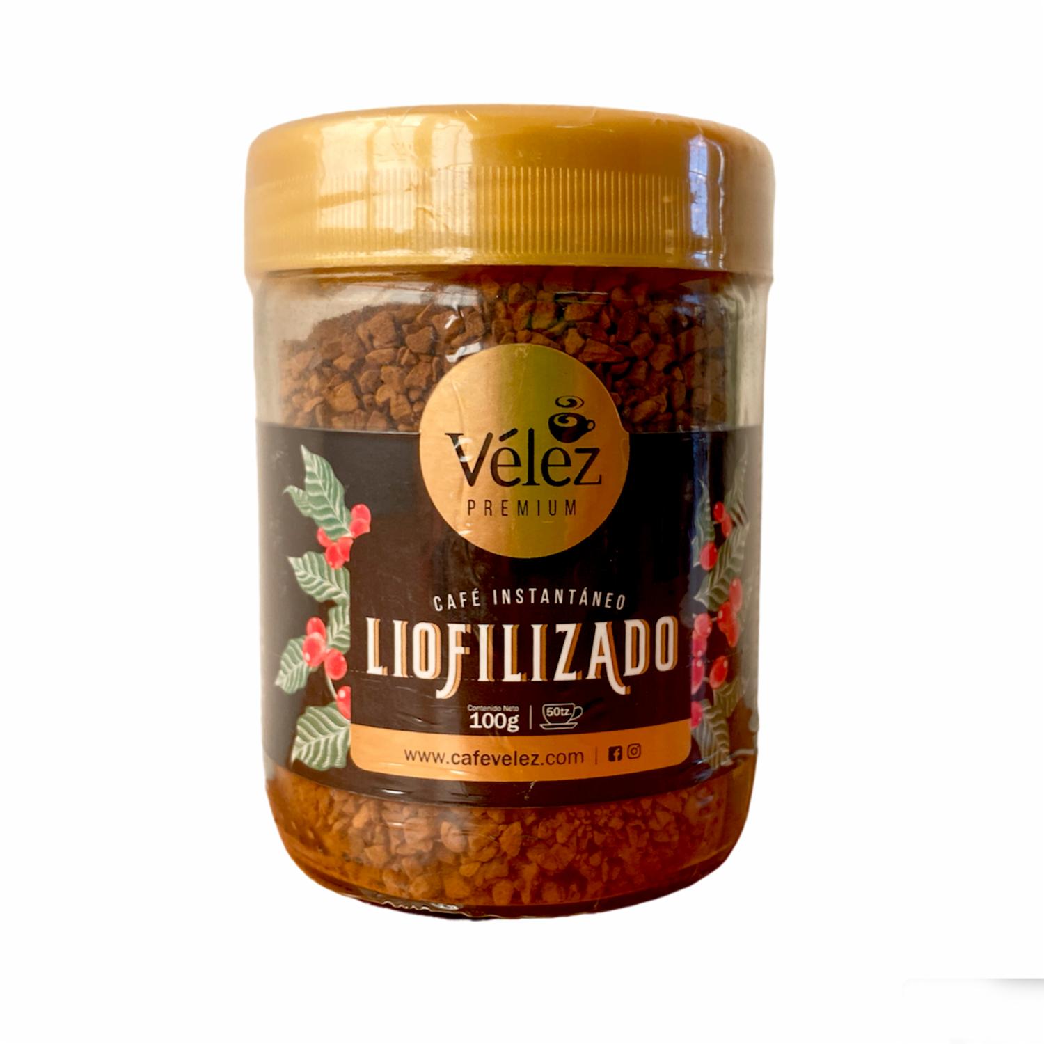 Café Instantáneo Liofilizado VÉLEZ 100 G