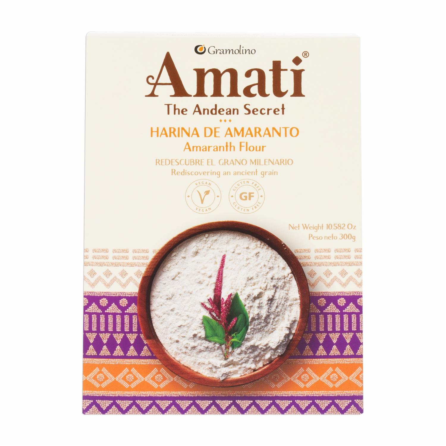 Harina De Amaranto Vegano Sin Gluten AMATI THE ANDEAN SECRET 300 G