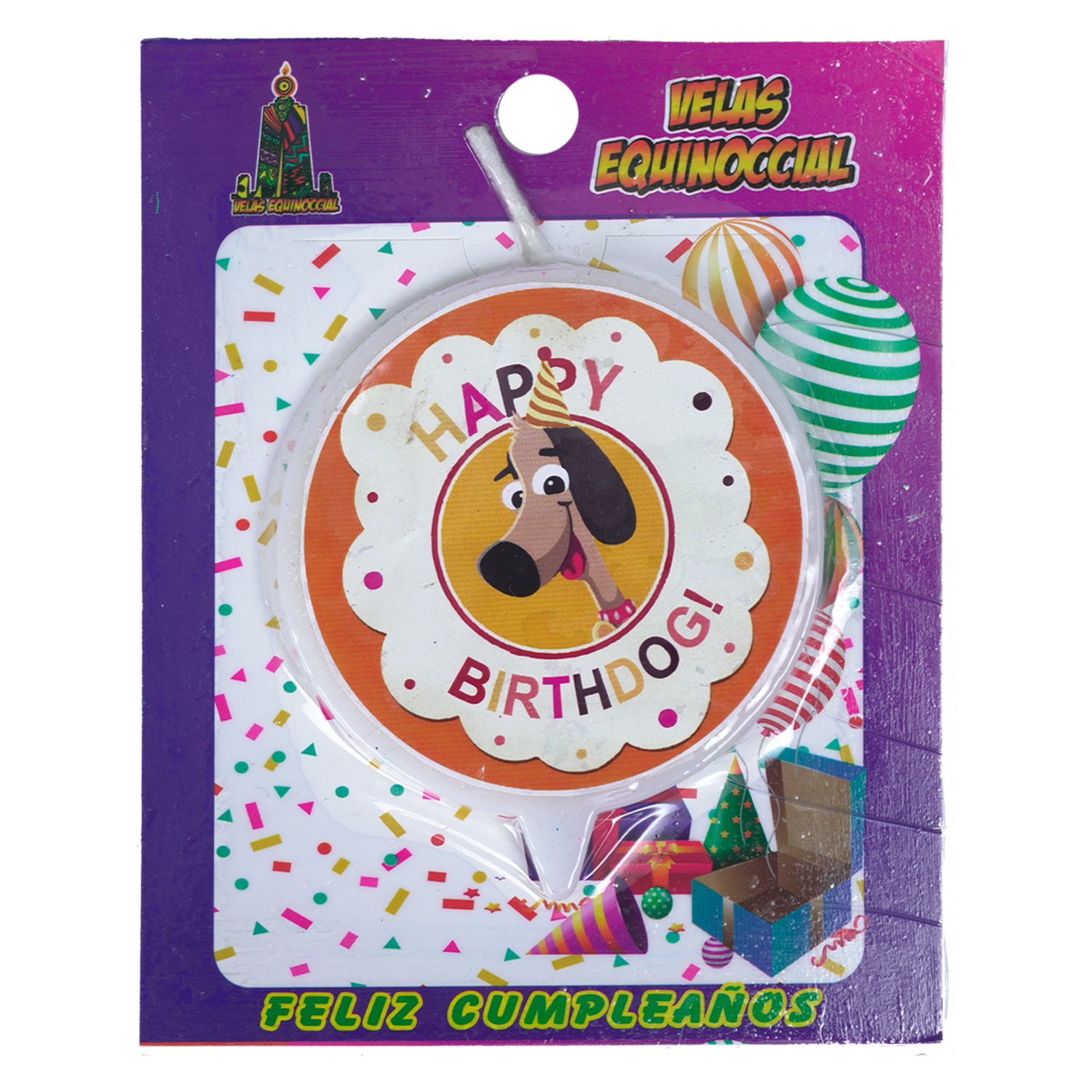 Vela Para Mascota Happy Birthdog VELAS EQUINOCCIAL Pequeño
