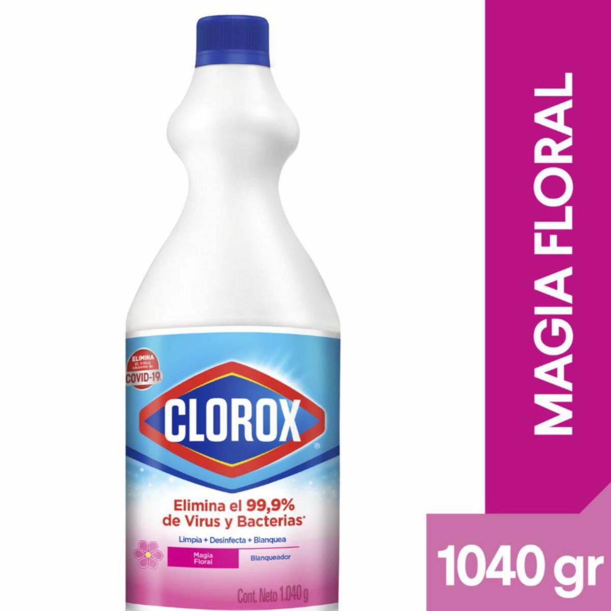 Cloro Líquido Magia Floral Botella CLOROX 1040 G