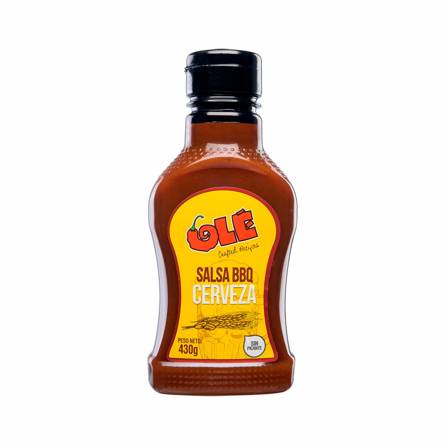 Salsa BBQ Con Cerveza OLÉ 430G