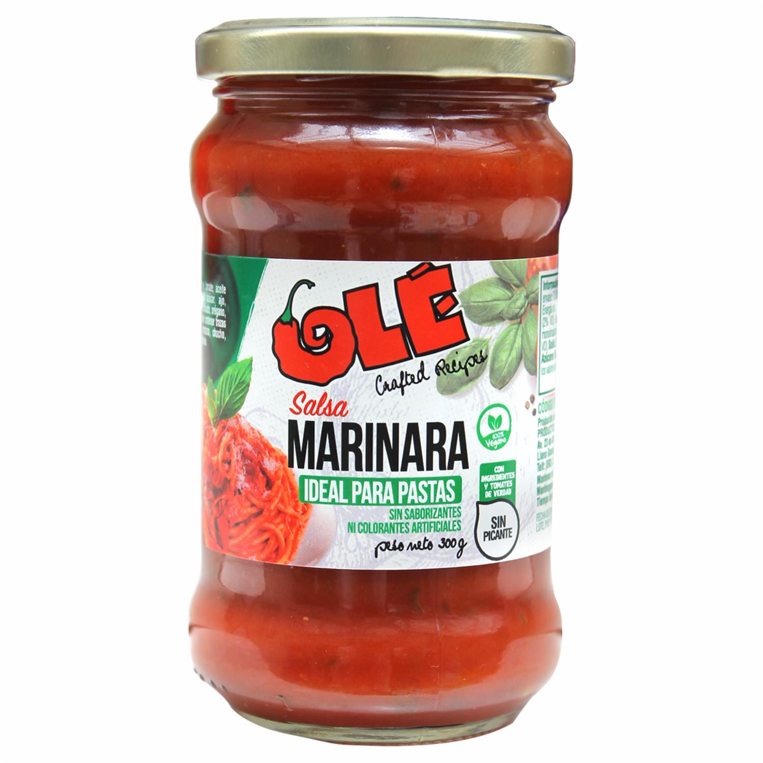 Salsa Marinara Ideal Para Pastas OLÉ 300G