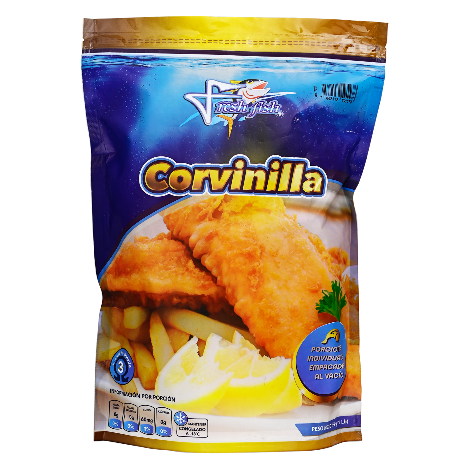 Corvinilla Congelada FRESH FISH 454g