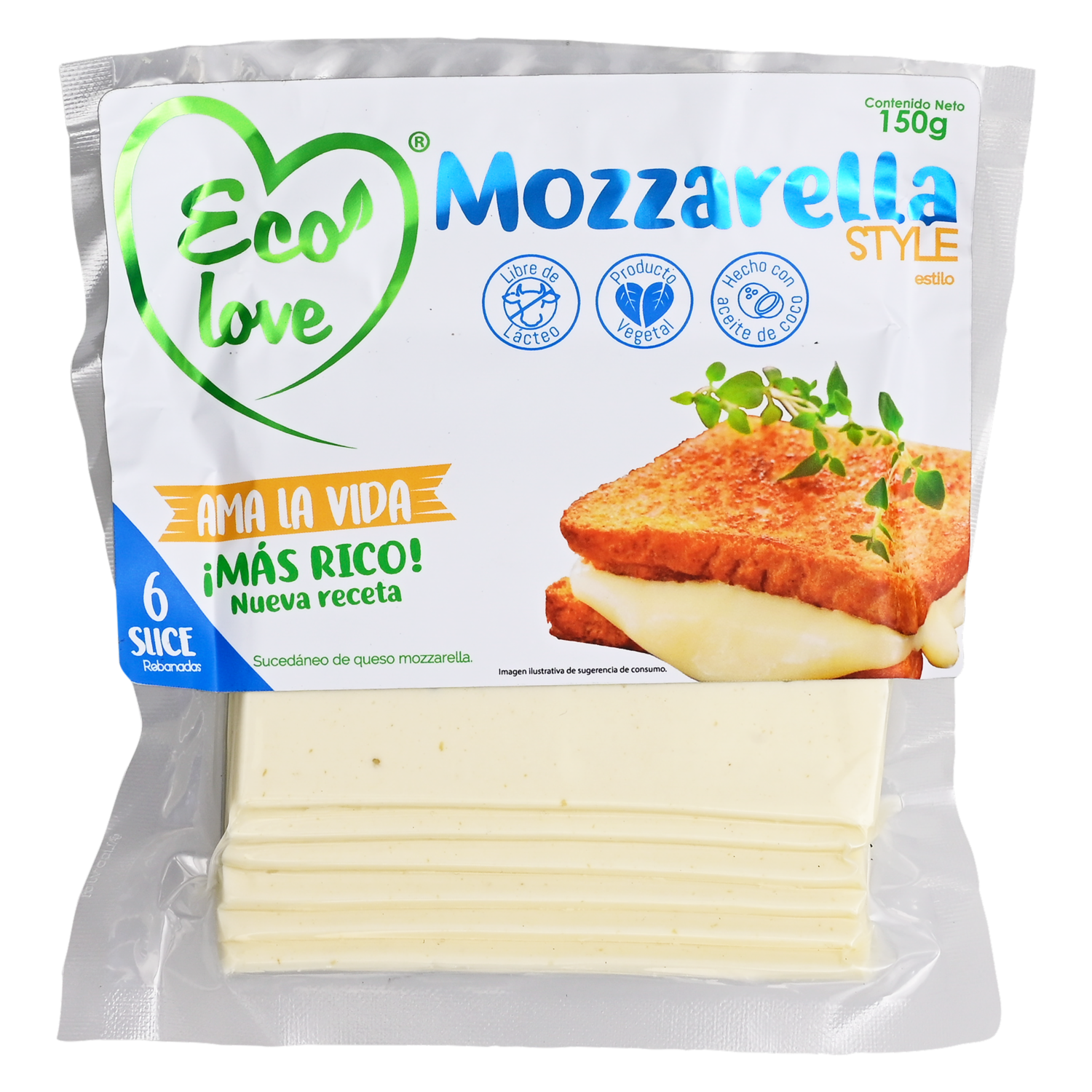 Sustituto Vegano Tipo Mozarella ECO LOVE 150 G