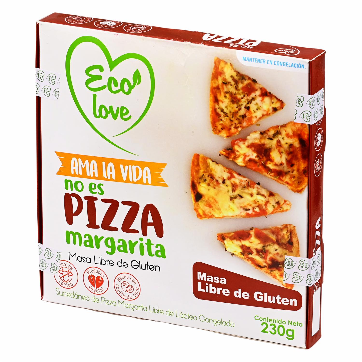 Pizza Margarita Sin Lácteos Congelada ECO LOVE 230 G