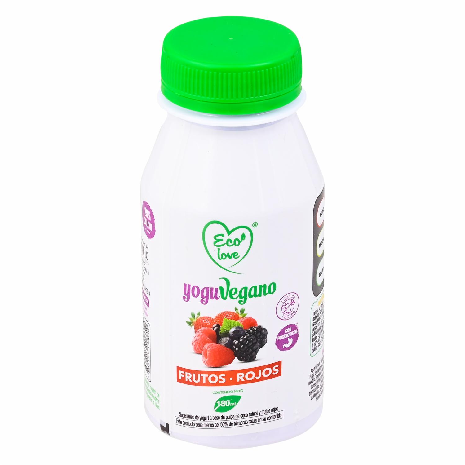 No Es Yogurt Frutos Rojos ECO LOVE 180 ML