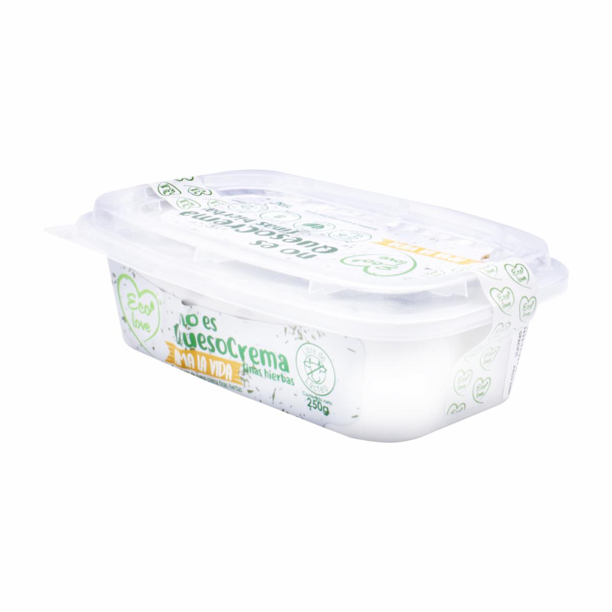 No Es Queso Crema Con Finas Hierbas ECO LOVE 250 G