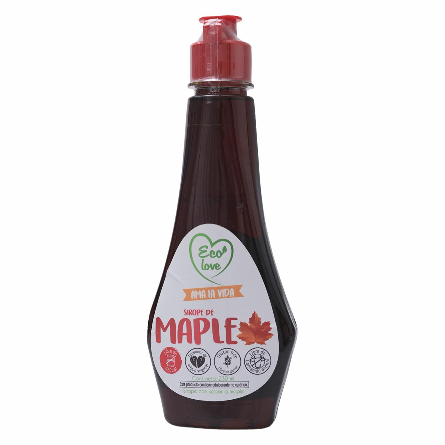 Sirope De Maple Sin Azúcar ECOLOVE 230 Ml