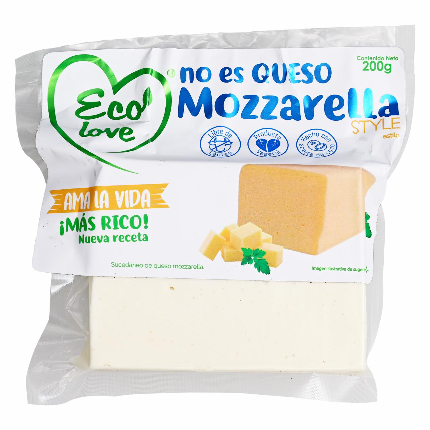 Queso Mozzarella Bloque ECO LOVE 200 G
