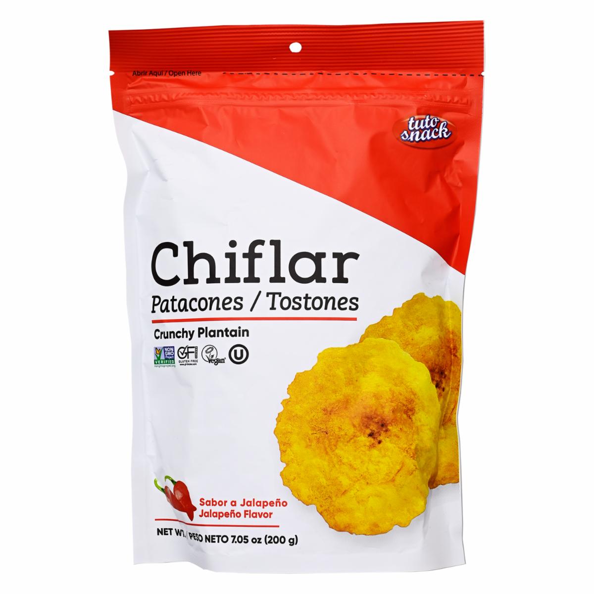 Patacón Bocaditos Sabor Jalapeño CHIFLAR 200 g