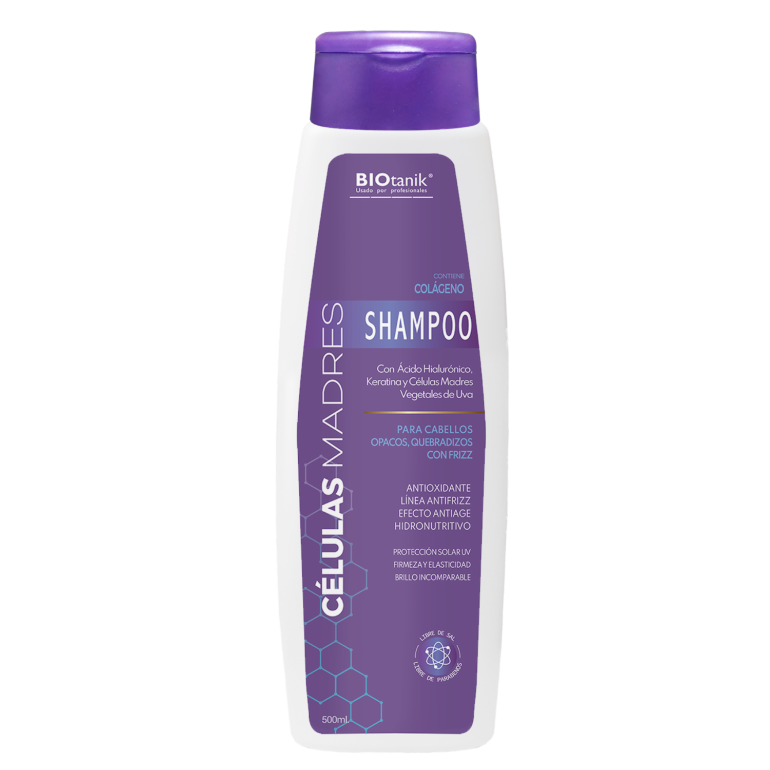 Shampoo De Cabello Células Madres BIOTANIK 500 Ml