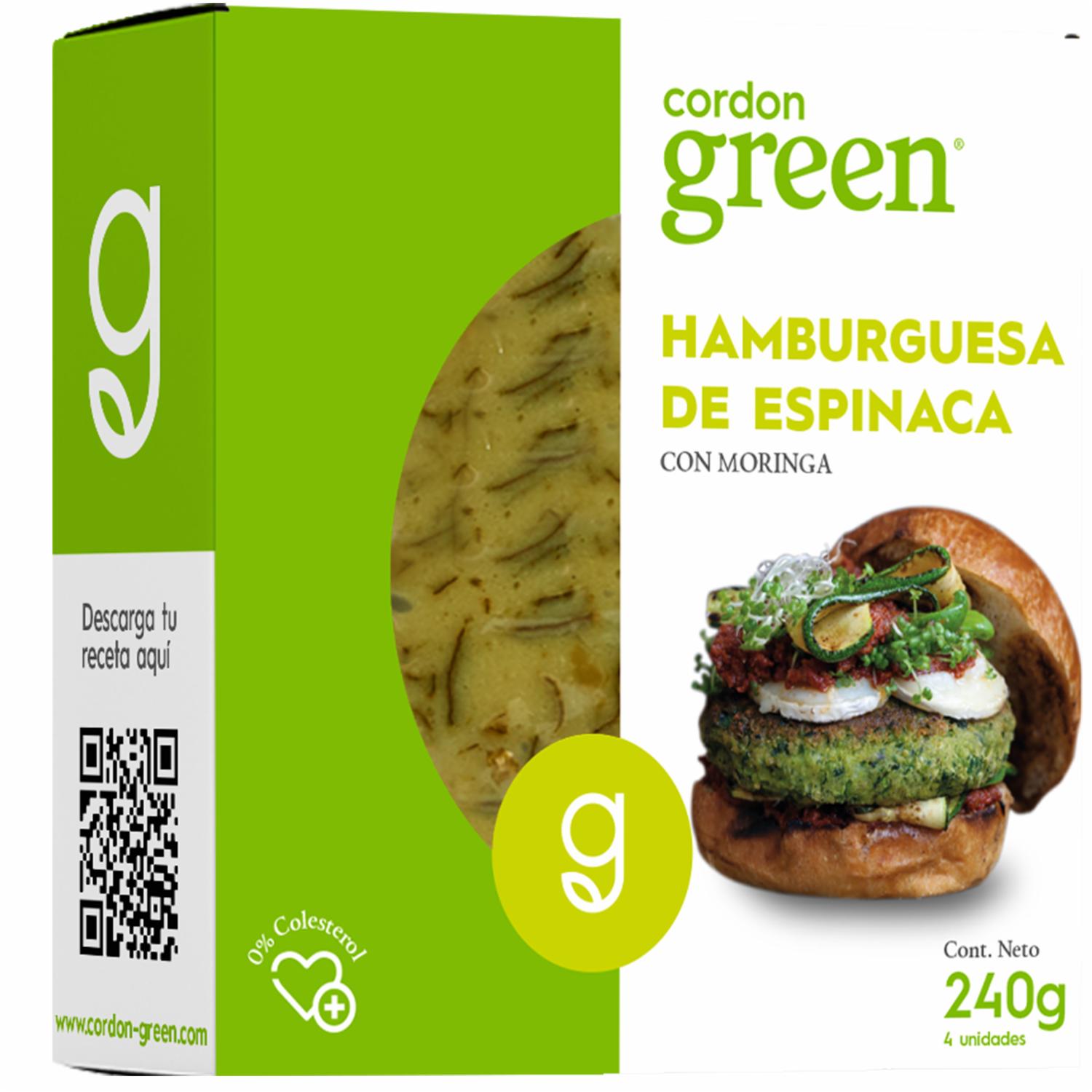 Hamburguesa De Espinaca CORDON GREEN 240 G