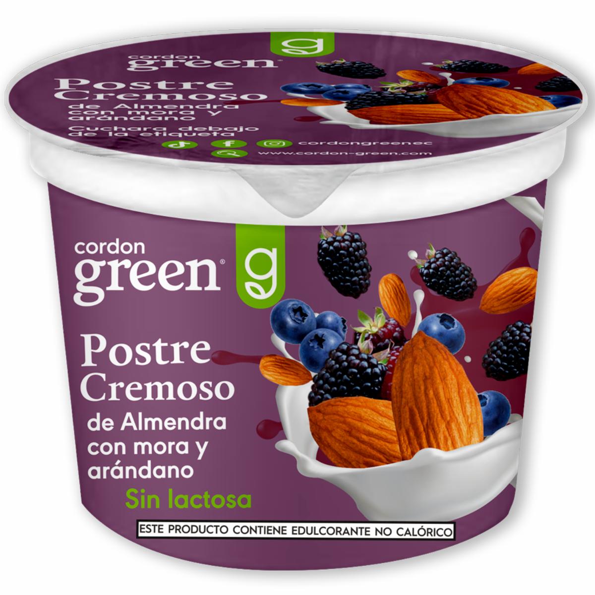 Postre Cremoso Almendras Con Mora Y Arándanos CORDON GREEN 110 G
