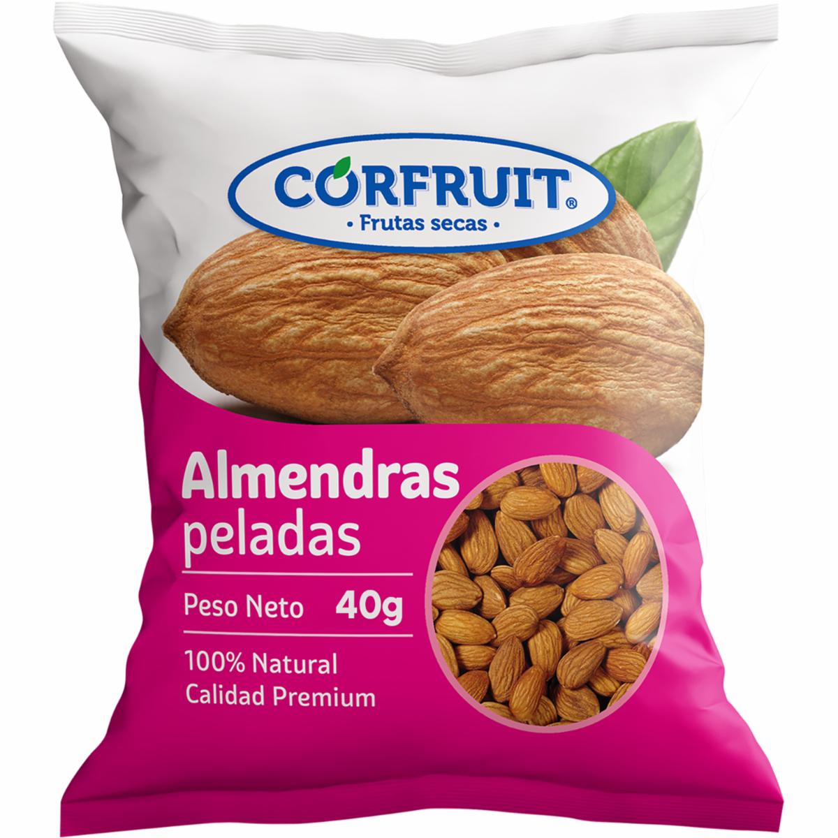 Almendras Peladas 100% Natural CORFRUIT 40 G