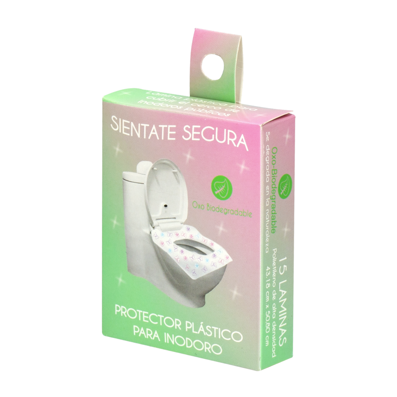 Protector Para Inodoro Plástico SIÉNTATE SEGURA Unidad
