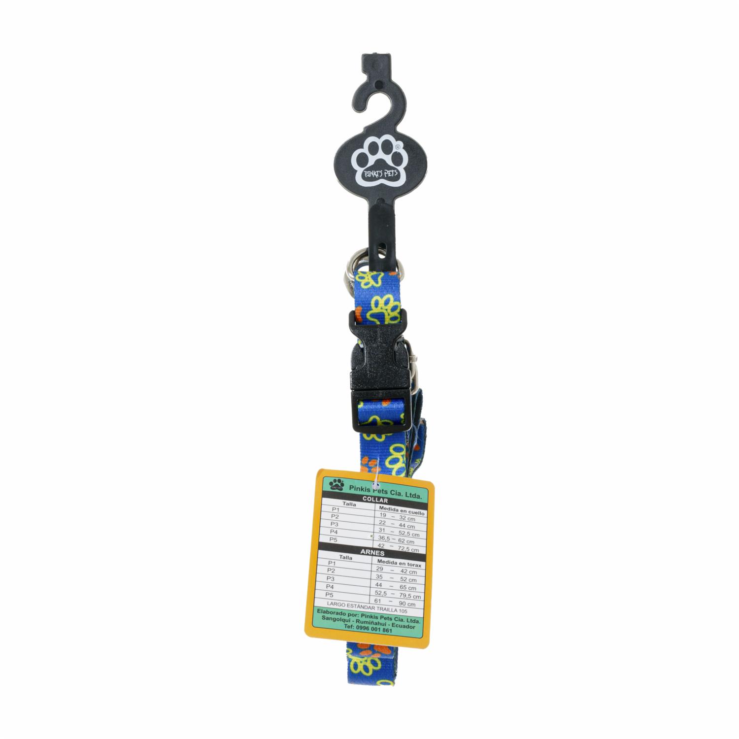 Collar Para Mascota Con Traílla PINKYS PET P3