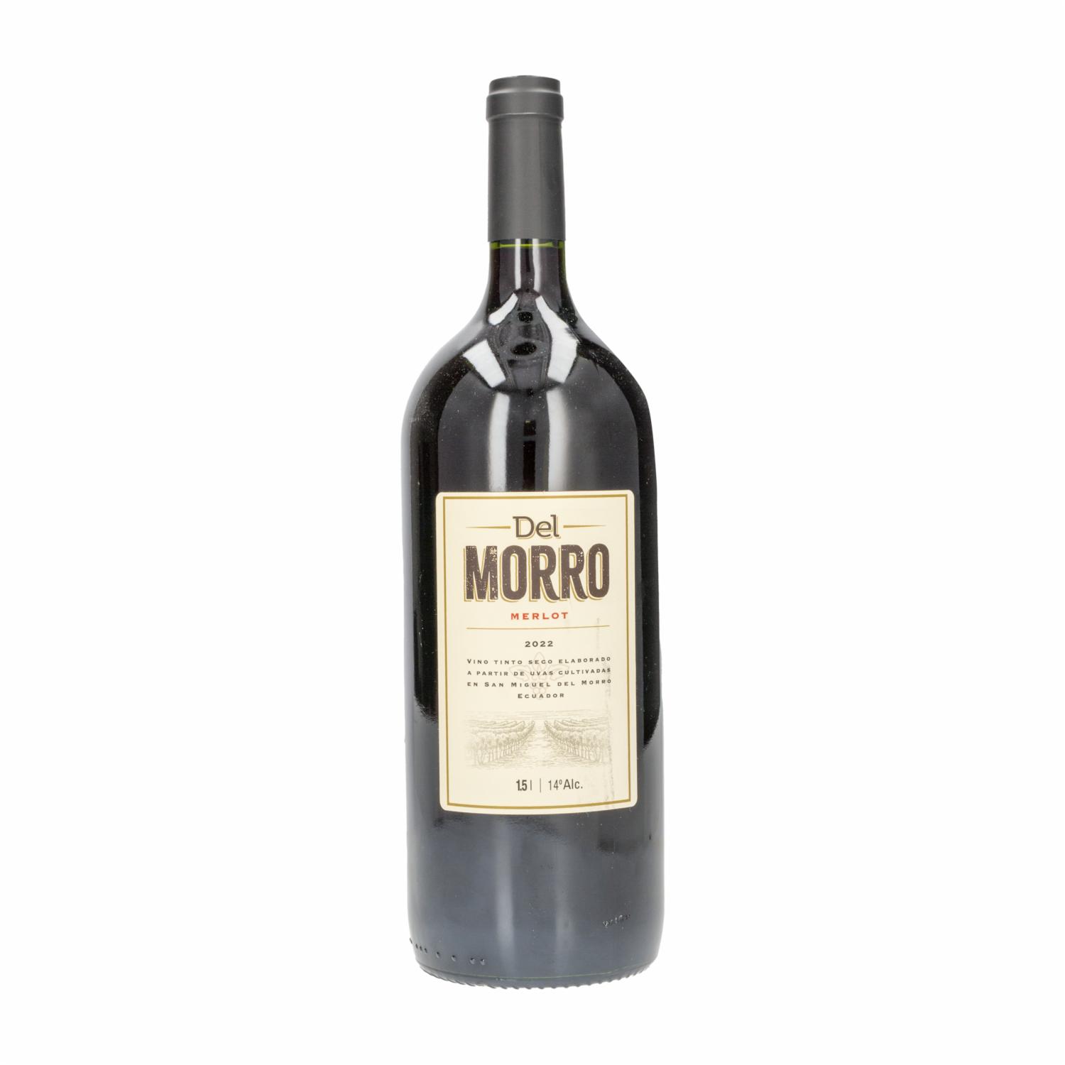 Vino Tinto Merlot DEL MORRO 1500 Ml