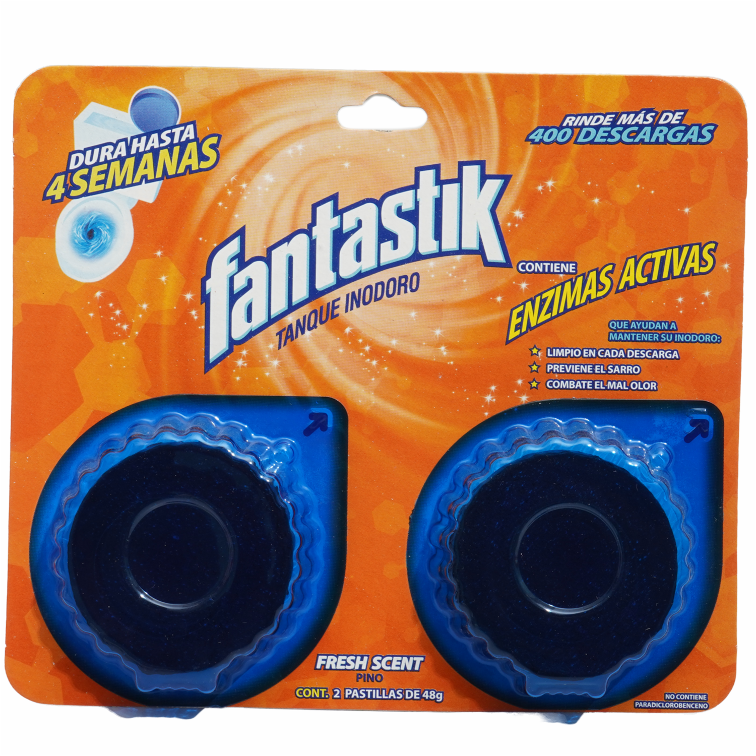 Limpiador De Tanque En Pastilla FANTASTIK 2 X 48 G