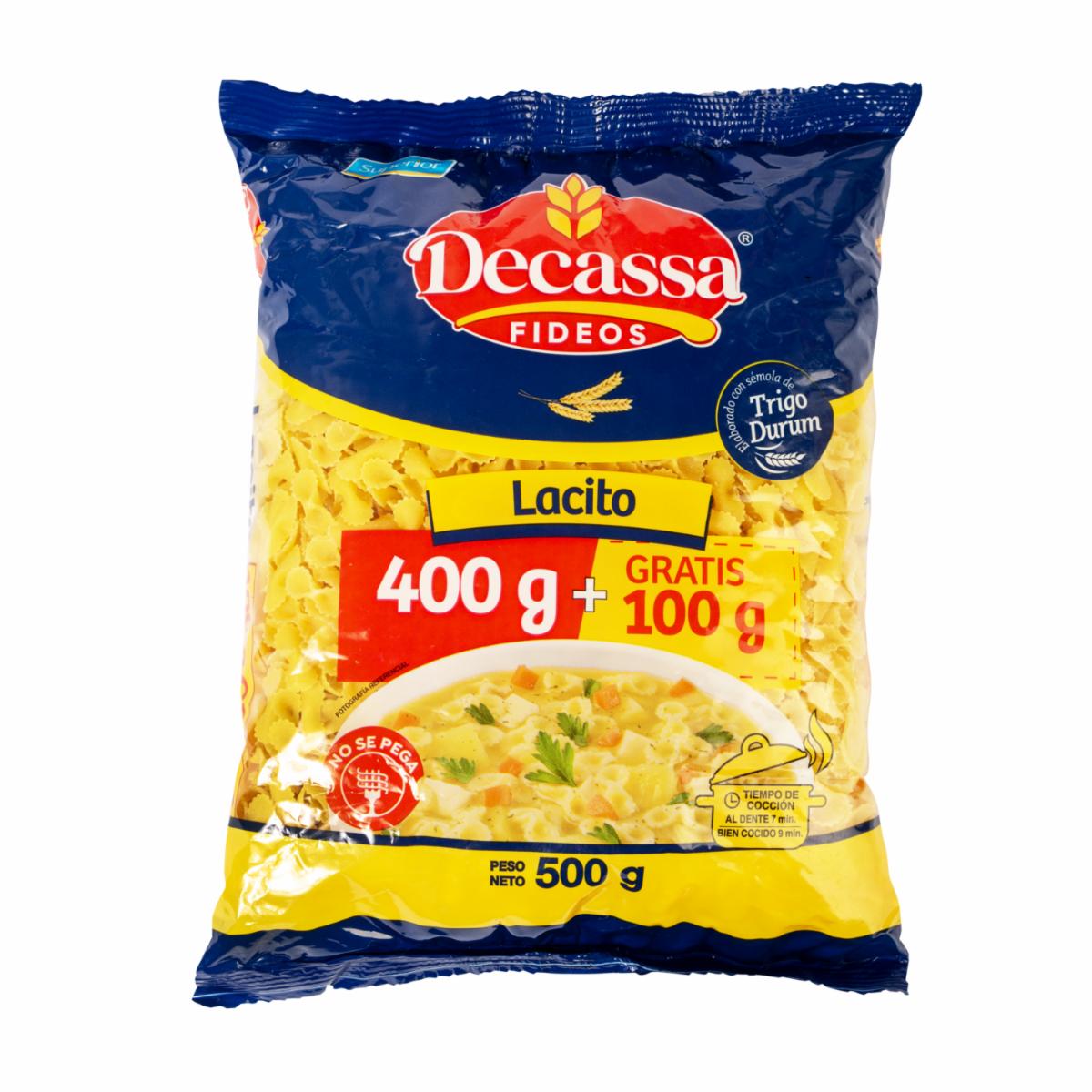 Fideos Lacito DECASSA 500 G