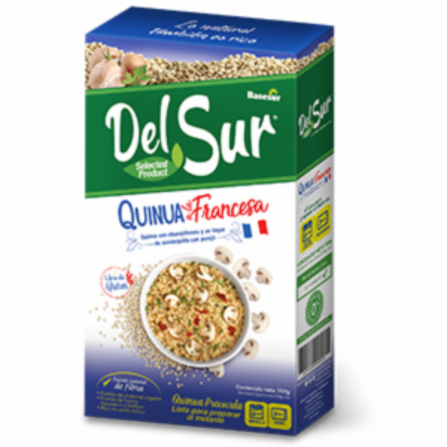 Quinua Instantánea A La Francesa Sin Gluten DEL SUR 150 G