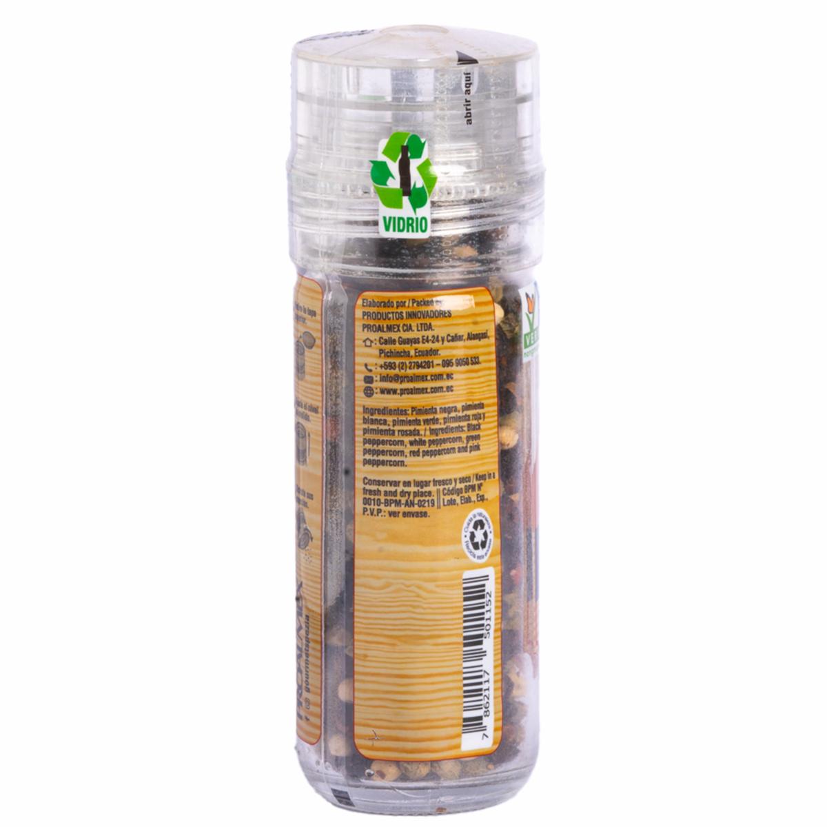 Pimienta 5 Variedades En Molinillo SPEZIA 56 G