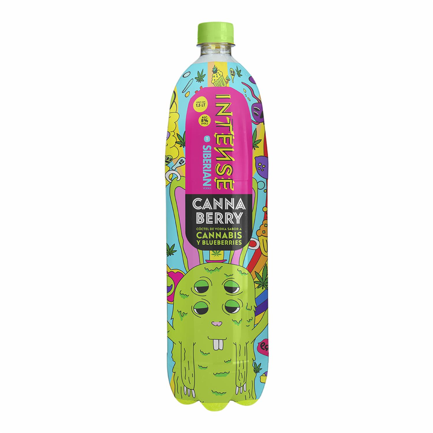 Cóctel De Vodka Cannabis Y Blueberries Intense SIBERIAN 750 ML