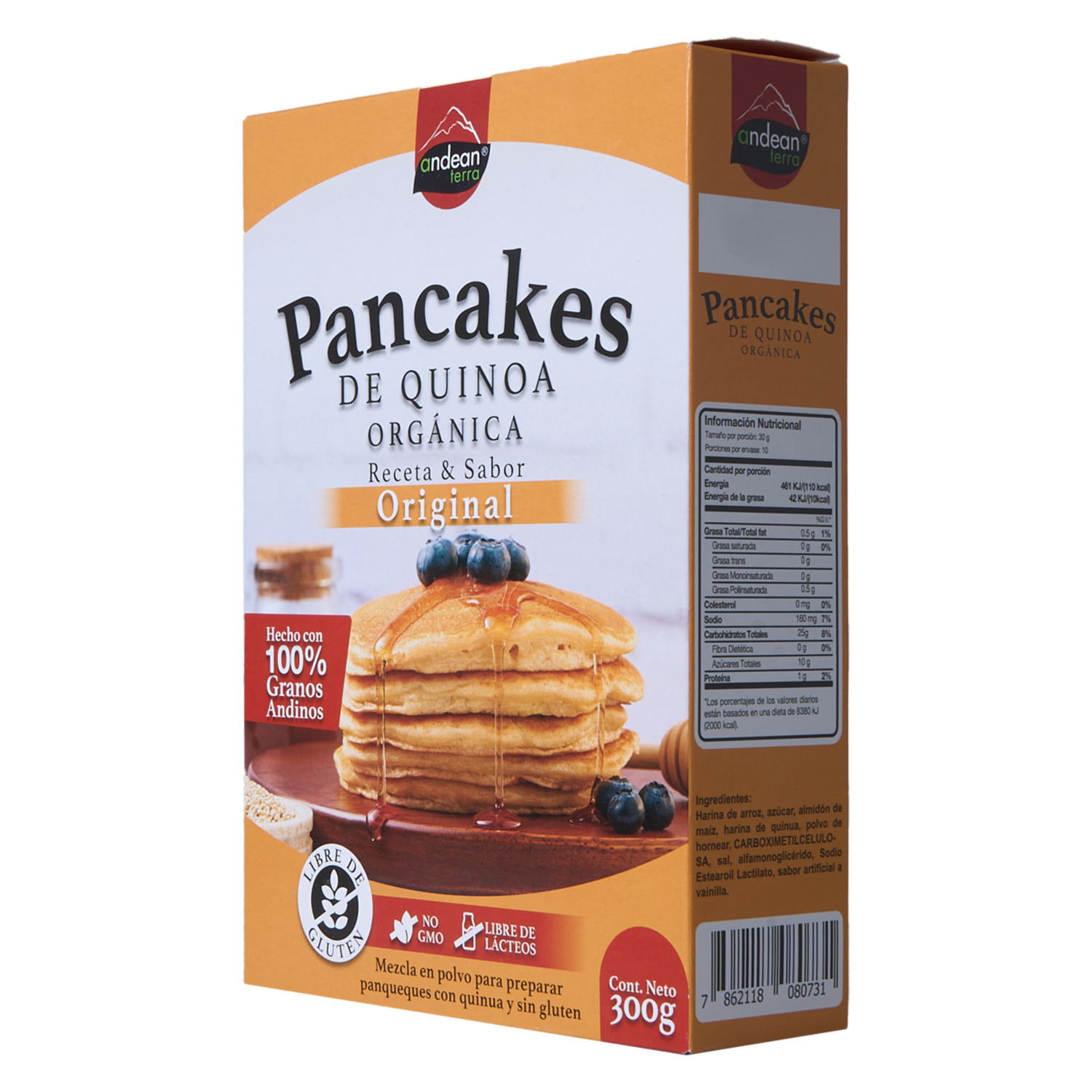 Premezcla De Quinua Para Pancakes ANDEAN QUINOA 300 G
