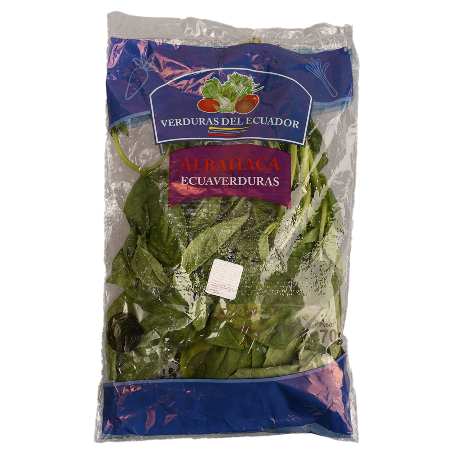 Albahaca Fresca ECUAVERDURAS 70 G