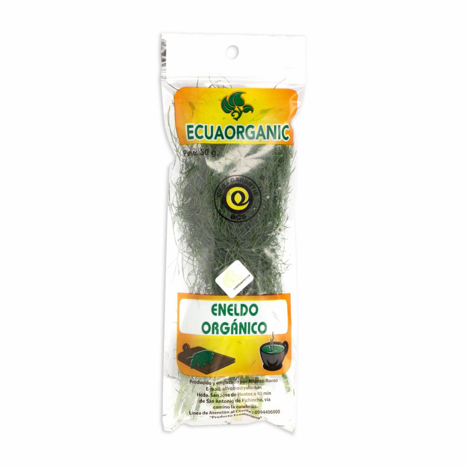 Eneldo Orgánico ECUAORGANIC 30 G