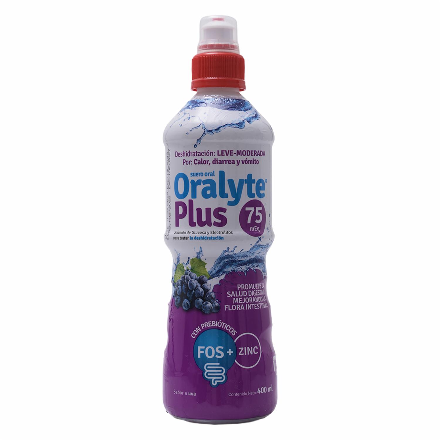 Hidratante Plus Sabor A Uva 75 Meq ORALYTE 400 Ml