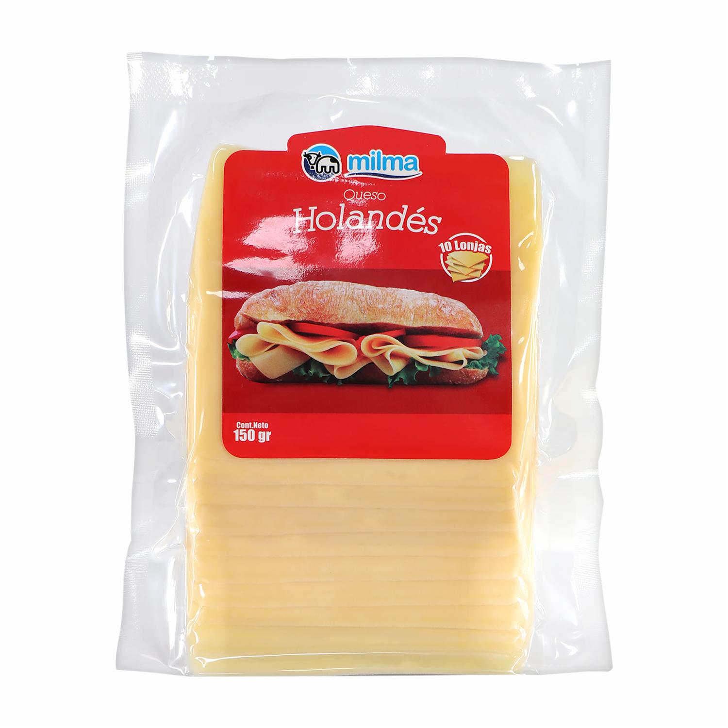 Queso Holandés Rebanado MILMA 150 G