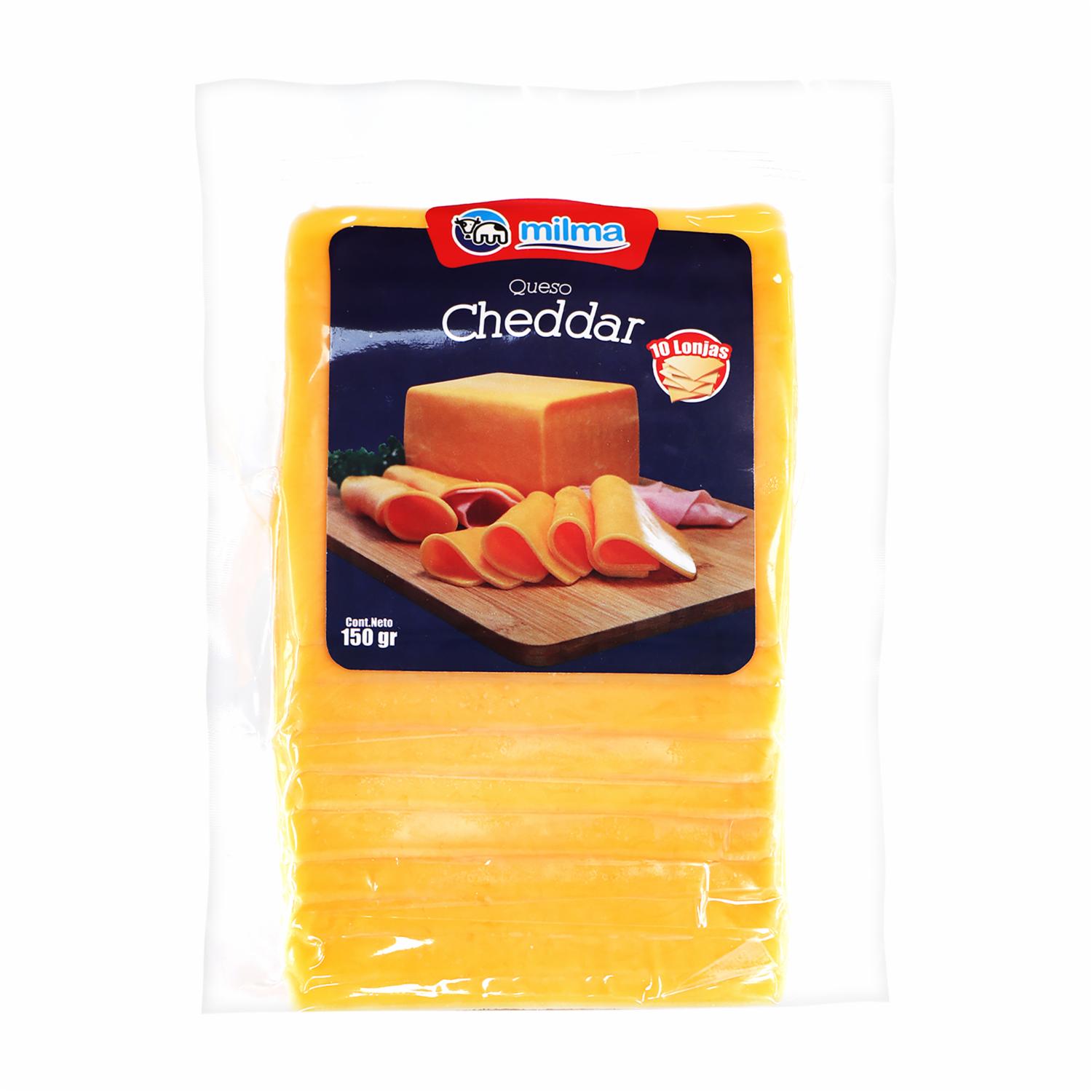 Queso Cheddar Rebanado MILMA 150 G